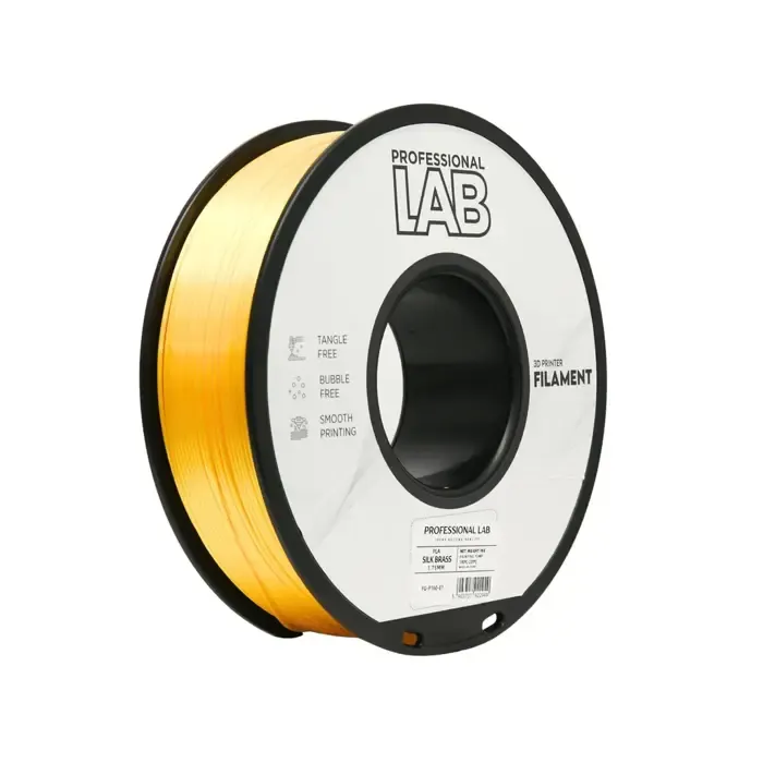 premium 3d filament pla silk brass 1kg - slika 1