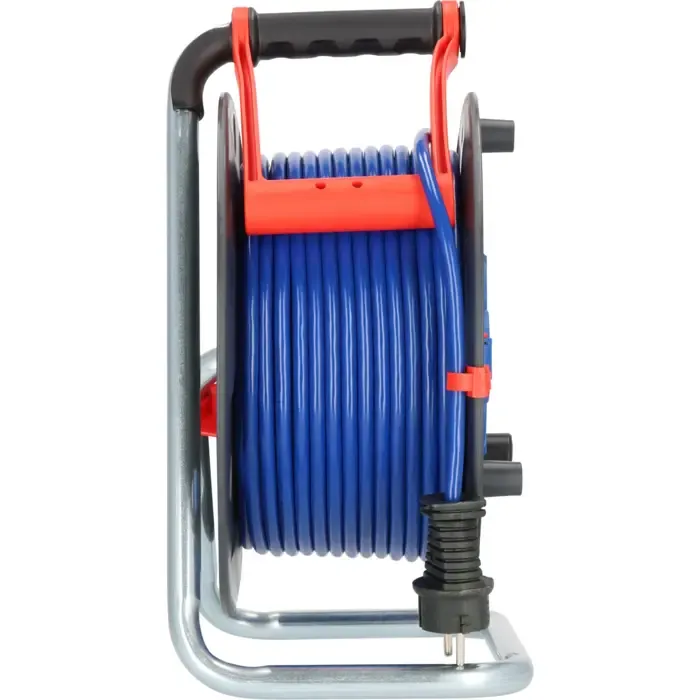 brennenstuhl garant ip44 outdoor cable reel, 3-fold (black/blue, 50 meters) - slika 2