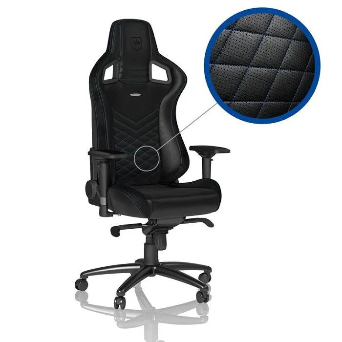 noblechairs epic gaming stolica - crno/plava nbl-pu-blu-002 - slika 3