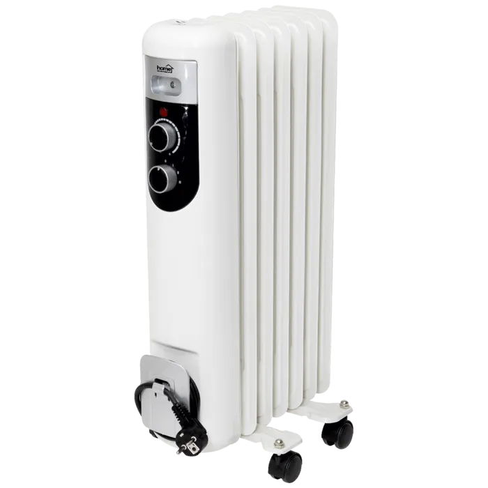 home radijator uljni sa 7 rebara, 1500w - fkos 7 m - slika 1