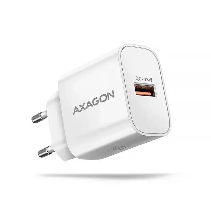 axagon acu-qc18 ladestecker, 18 w - white-acu-qc18w - slika 1