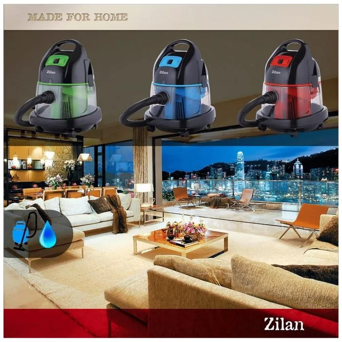 zilan usisavač za suho/mokro usisavanje, 1600 w, crvena - zln8945/rd - slika 1