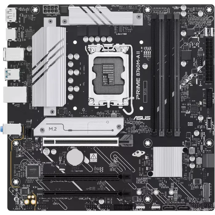 asus prime b760m-a ii-csm (black/silver) - 1700 - slika 3