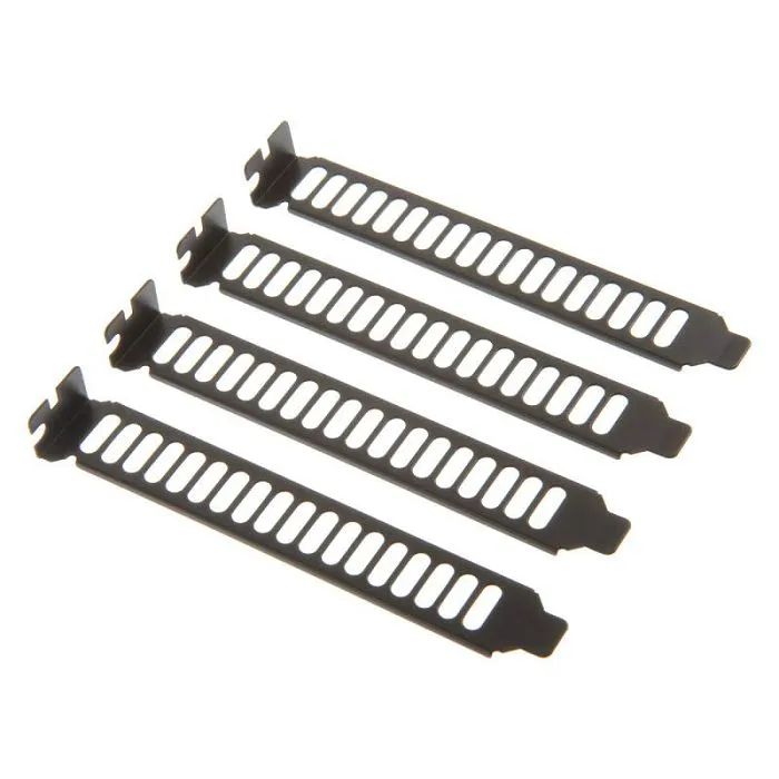 silverstone sst-aeroslots-bp pci slotblenden, 4 stück - black sst-aeroslots-bp - slika 1