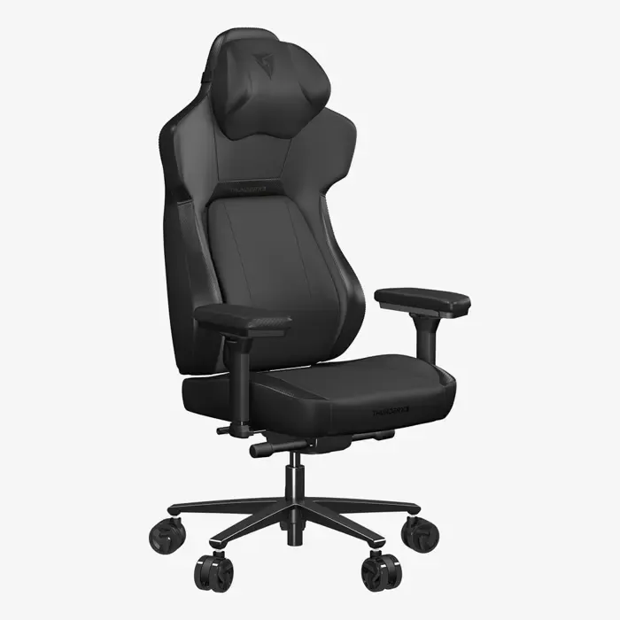 thunderx3 core modern universal gaming chair padded seat black - slika 3