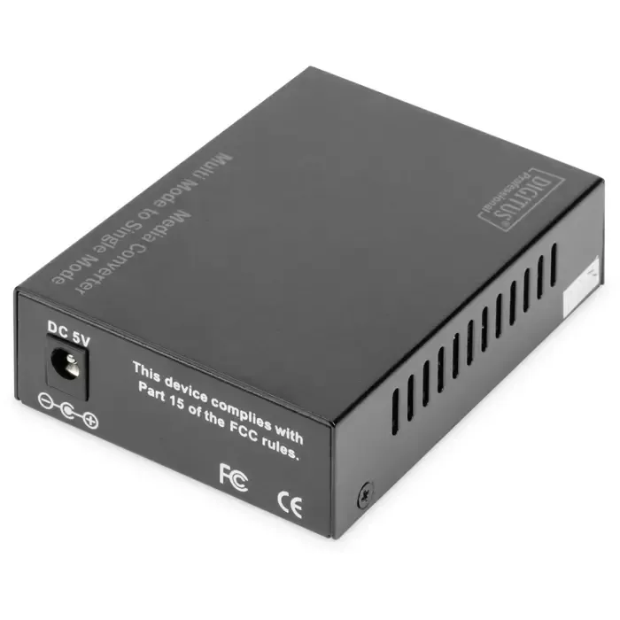 digitus gigabit multimode/singlemode media converter sfp (black) - slika 2