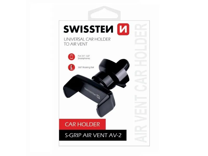 swissten držač za mobitel, za ventilaciju s-grip av-2 - 03030018 - slika 1