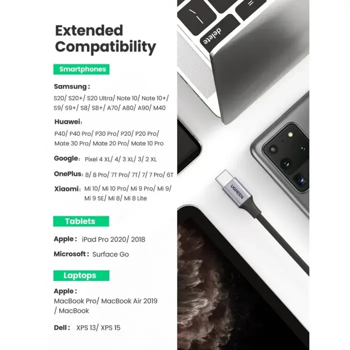 ugreen adapter usb-c na 3.5mm, 10cm - slika 3
