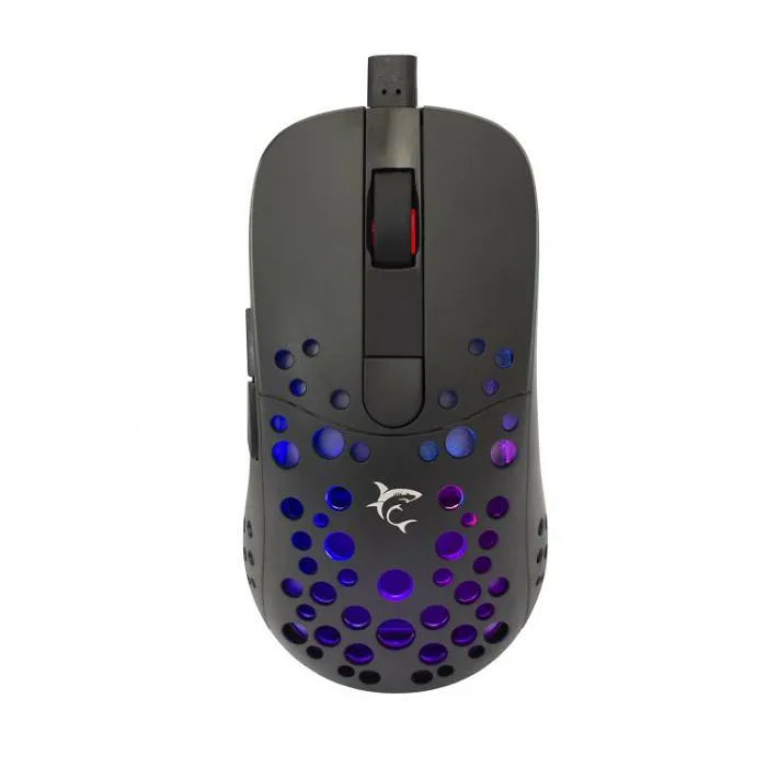 white shark rgb gaming miš gm-9004 tristan crni 12.000dpi - slika 2