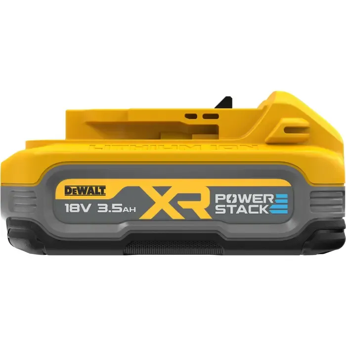 dewalt powerstack battery dcbp318, 18 volt 3.5ah yellow/black - slika 5