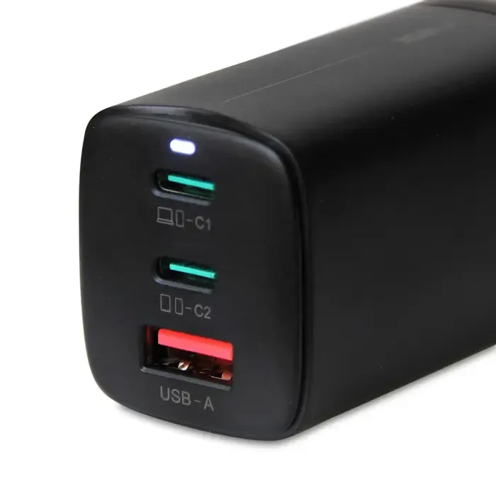 ibox c-65 black, gan 65w universal charger - slika 1