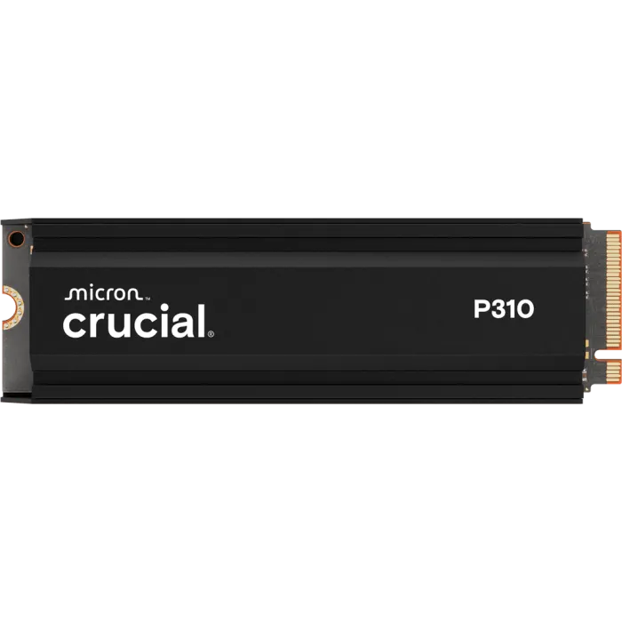 crucial p310 1tb pcie gen4 nvme 2280 m.2 ssd s hladilnikom - slika 1
