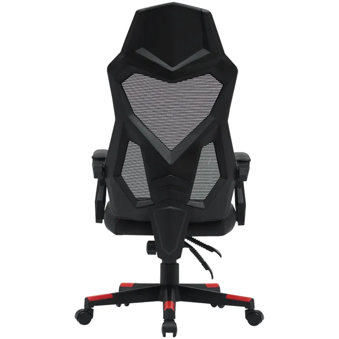 canyon gaming chair flow mch01 mesh black red - slika 4