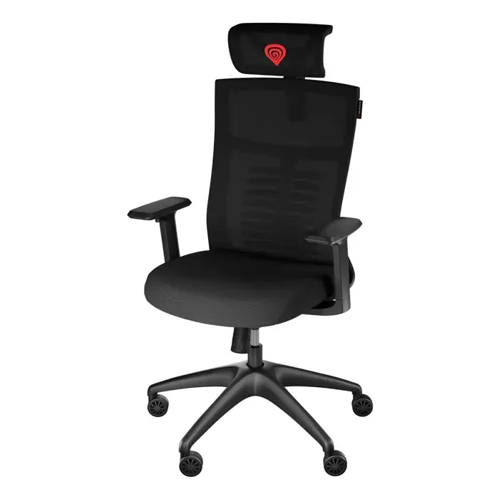 genesis astat 200 pc gaming chair mesh seat black - slika 2