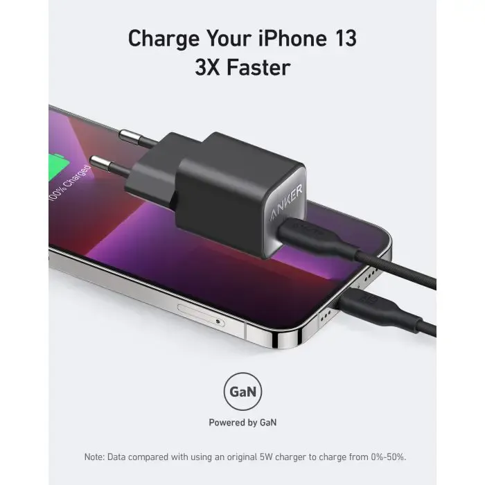 anker nano 3 (511) usb-c charger 30w, white - slika 2