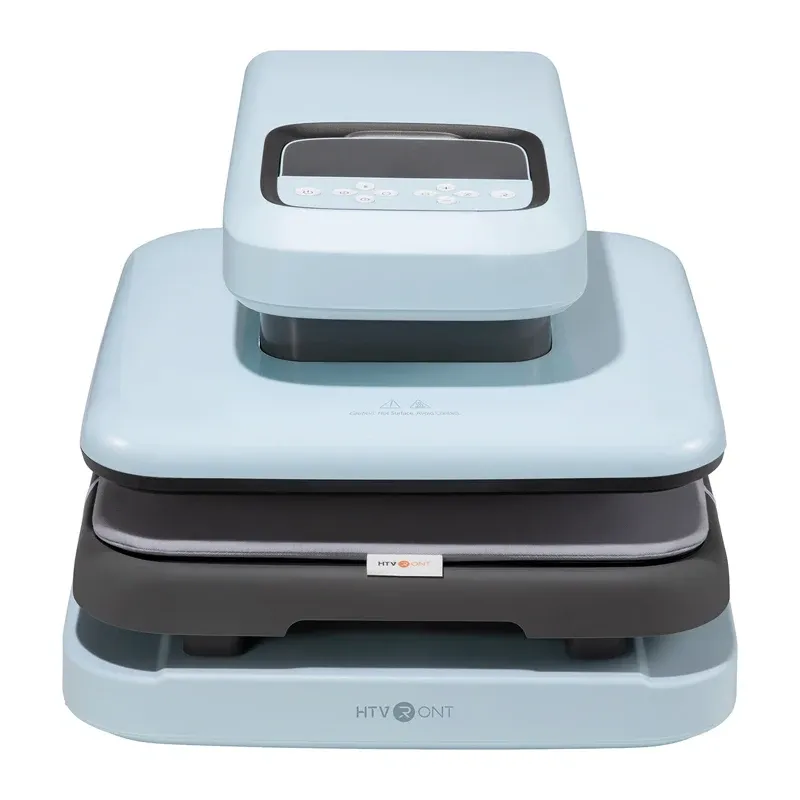 htvront auto 2 digit heat transfer press (light blue) - slika 1