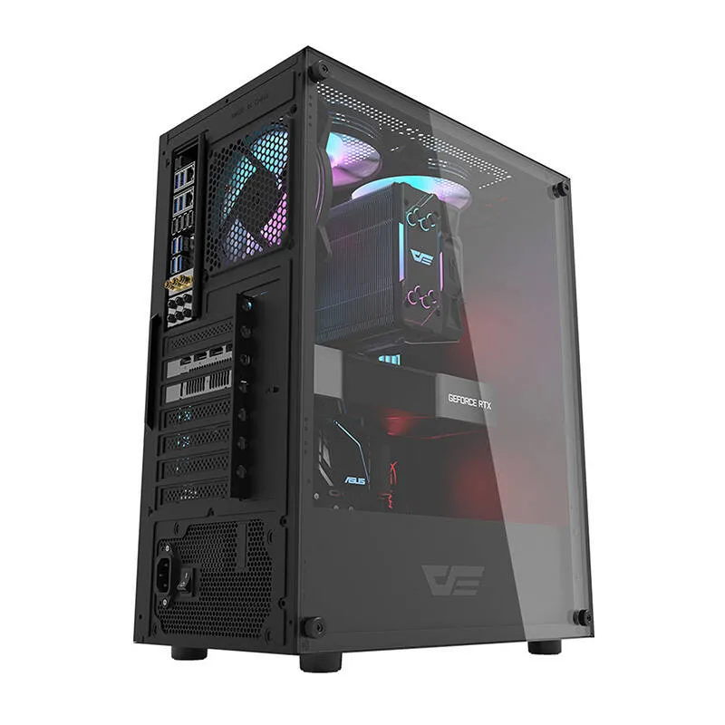 computer case darkflash dk100 (black) - slika 2