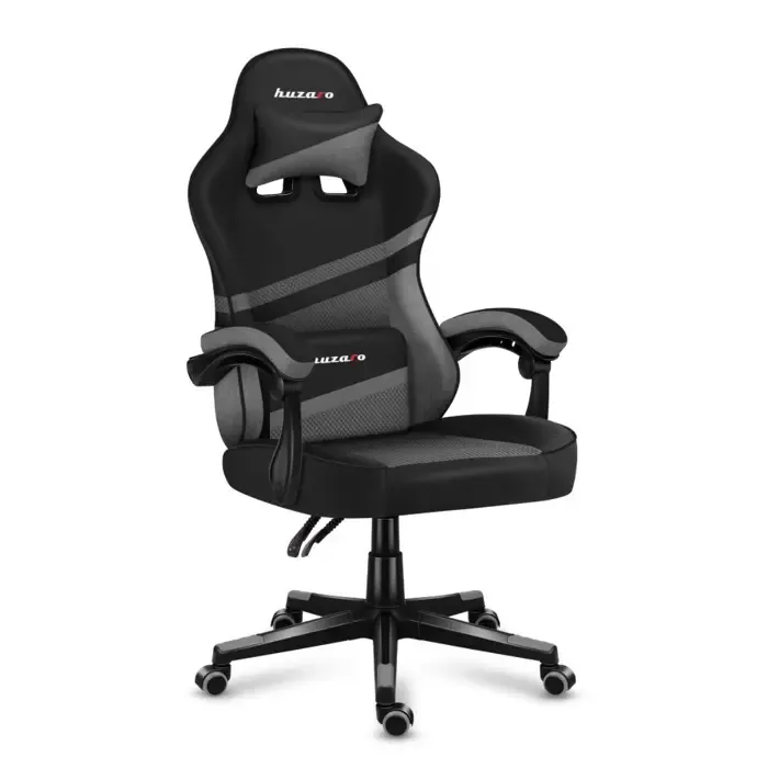 gaming chair - huzaro force 4.4 grey mesh - slika 1