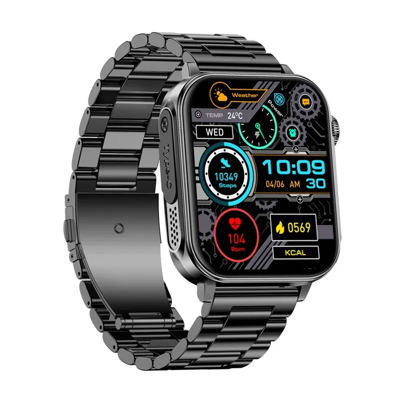 colmi p80 smartwatch (steel black) - slika 3