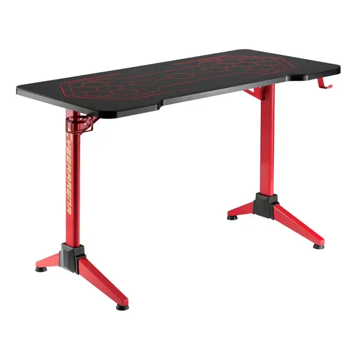rgb led nanors gaming desk, black, large, 100kg max, height 760mm, rs163 - slika 2