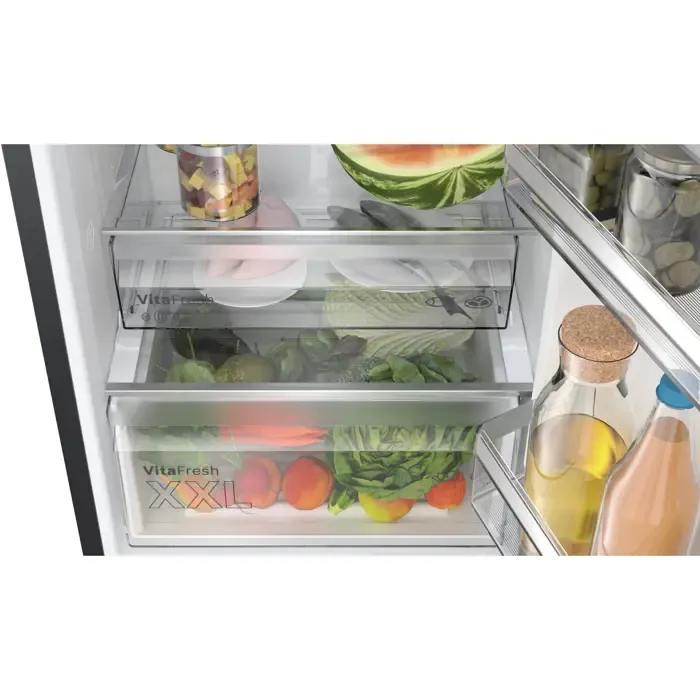 bosch kgn36vxct series 4, fridge/freezer combination (stainless steel (dark)) - slika 5