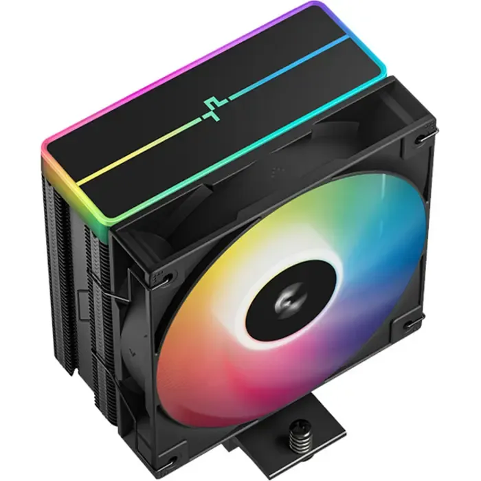deepcool ag400 argb v2, cpu cooler black, 120 mm - slika 2