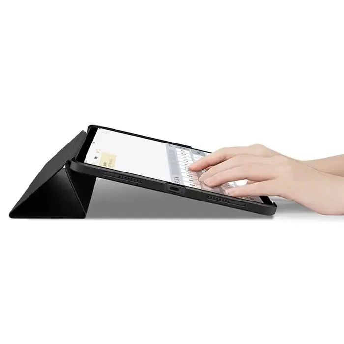 spigen smart fold plus, zaštitna maska za ipad air - 10.9" (2022/2020), crna - slika 3