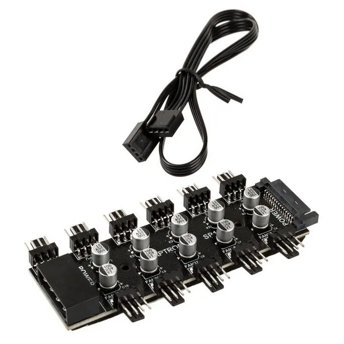 lamptron sp105 10x pwm fan hub lamp-sp105 - slika 2