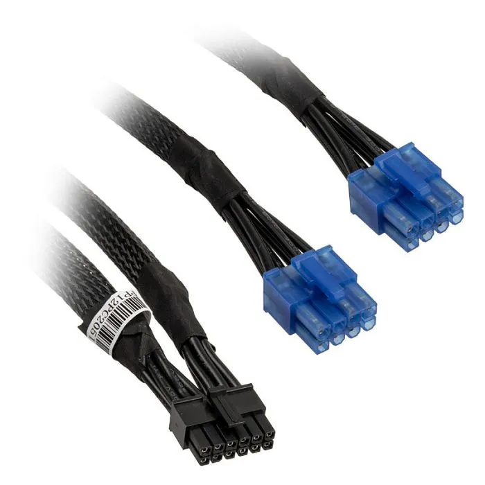 silverstone 2x 8-pin-pcie zu 12-pin-pcie gpu-kabel für modulare napajanjee sst-pp12-pcie - slika 1
