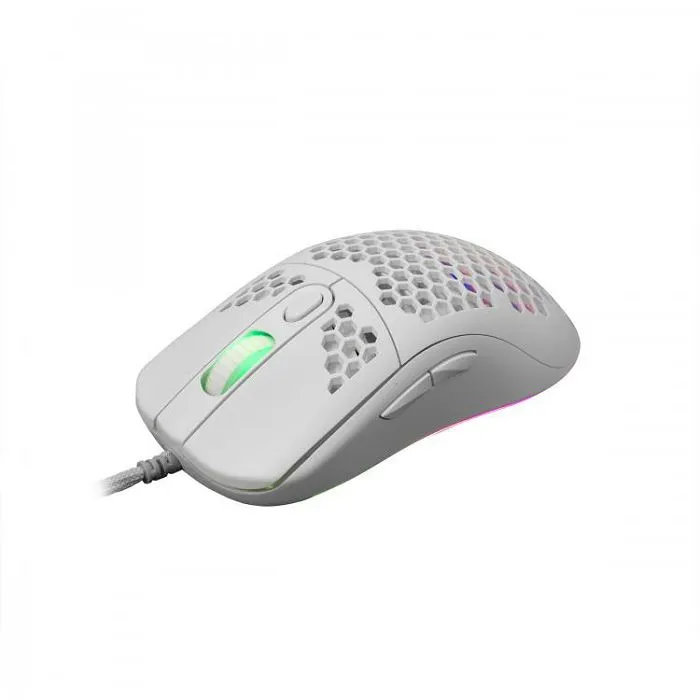 white shark rgb gaming miš galahad bijeli 6400dpi - slika 4