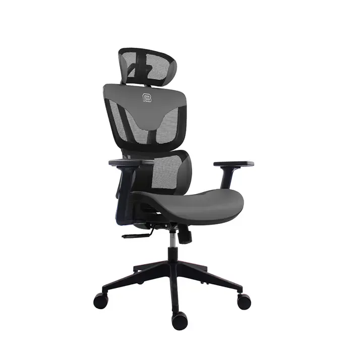 bit force uredska stolica cozy lm-2d crno/siva - slika 1
