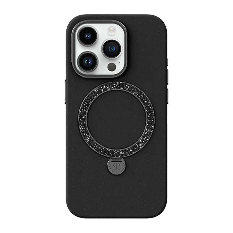 joyroom pn-15l4 case dancing circle for iphone 15 pro max (black) - slika 1
