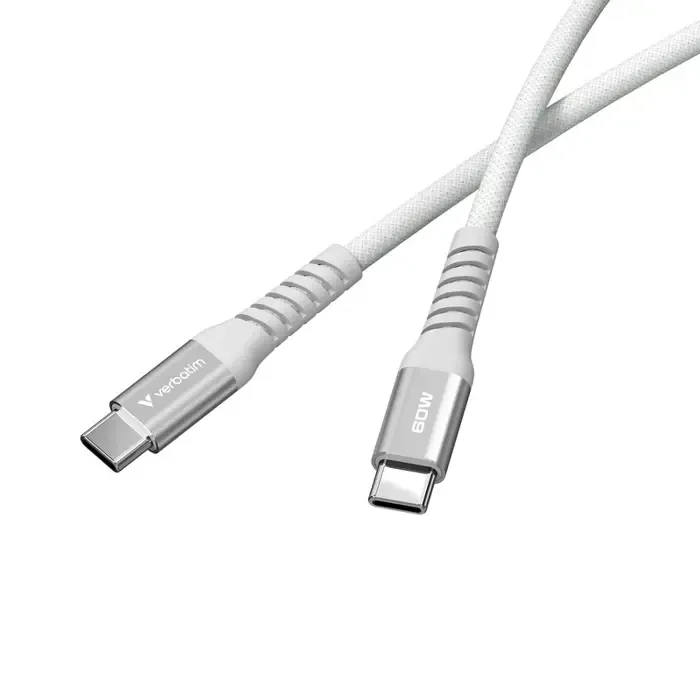 verbatim sync & charge kabel usb-c na usb-c 60w magnetic 120 cm - sivi - slika 3