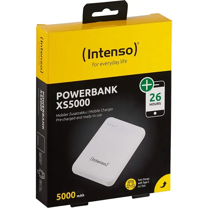 intenso xs5000, power bank (white, 5000 mah) - slika 2
