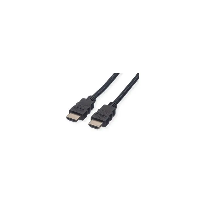roline value ultra hd 8k hdmi kabel sa mrežom, m/m, crni, 1.0m - slika 1