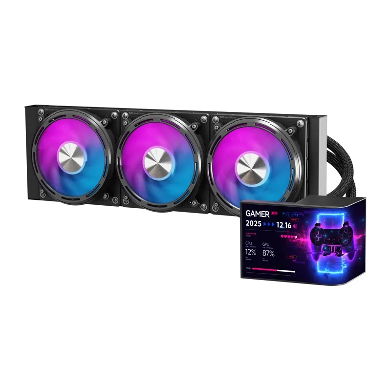 darkflash uv360 cpu cooler (black) - slika 2