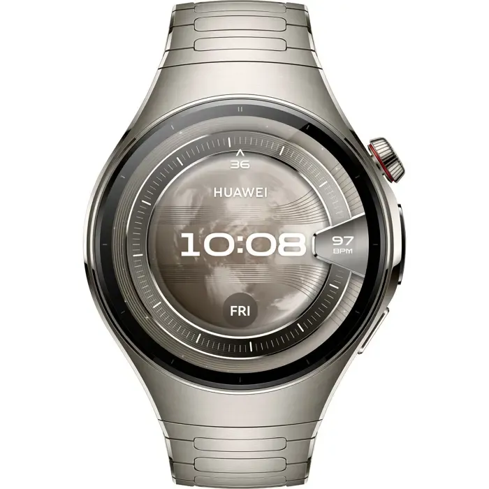 huawei watch 5 46mm (rates-l29m), smartwatch silver, titanium strap, titanium case - slika 2