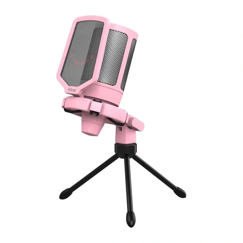 fifine a6v gaming microphone (pink) - slika 2