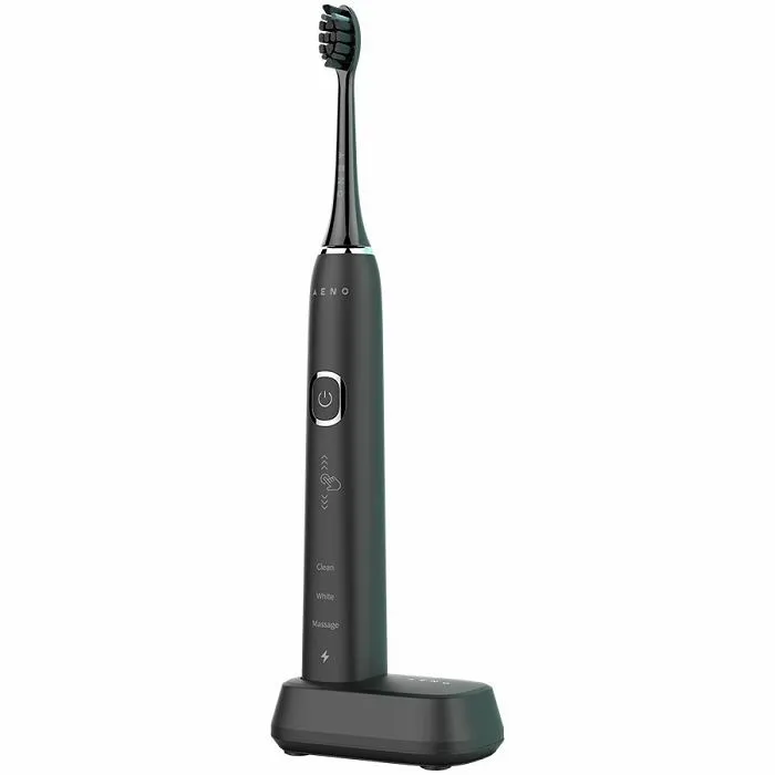aeno sonic electric toothbrush, db4: black, 9 scenarios, with 3d touch, wireless charging, 40000rpm, 37 days without charging, ipx7 - slika 1