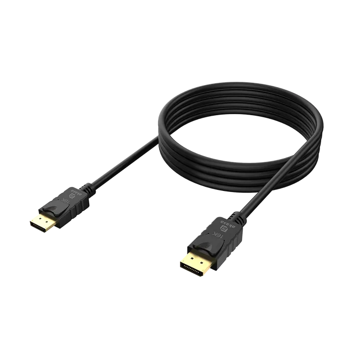 akasa 16k displayport kabel - 2m, black-ak-cbdp27-20bk - slika 2