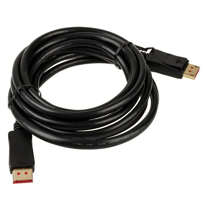 inline 8k (uhd-2) displayport kabel, black - 3m 17203p - slika 2