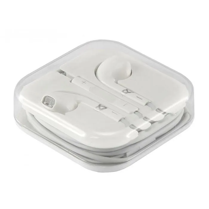 sbox in-ear slušalice s mikrofonom iep-204 bijele - slika 2