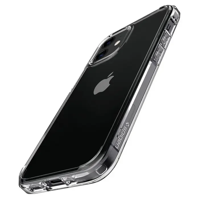 spigen ultra hybrid, zaštitna maska za telefon, prozirna - iphone 12 mini - slika 3