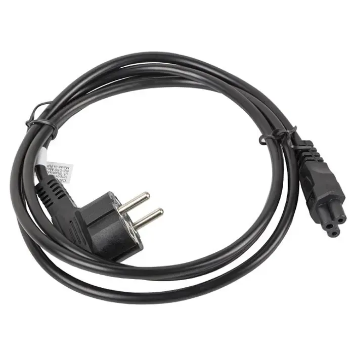 lanberg power cable for laptop cee 7/7->c5 ca-c5ca-11cc-0018-bk - slika 1