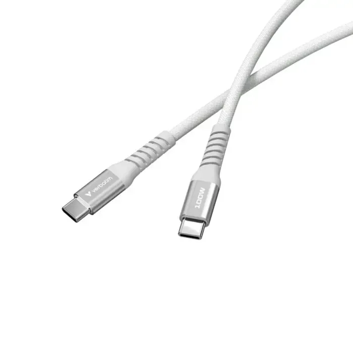 verbatim sync & charge kabel usb-c na usb-c 100w magnetic 120 cm - sivi - slika 3