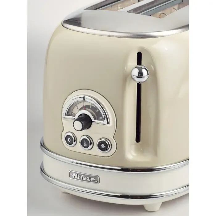 ariete vintage toaster 155 (beige, 810 watts, for 2 slices of toast) - slika 5