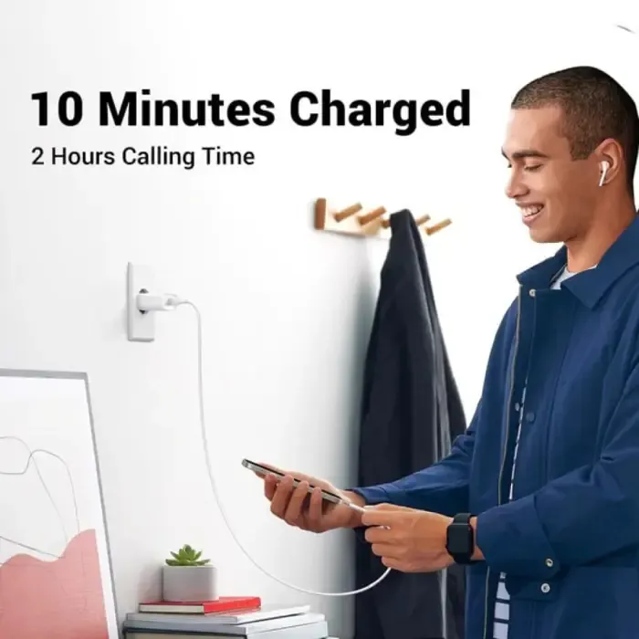 ugreen punjač, 20w, usb-c pd, bijeli - slika 2