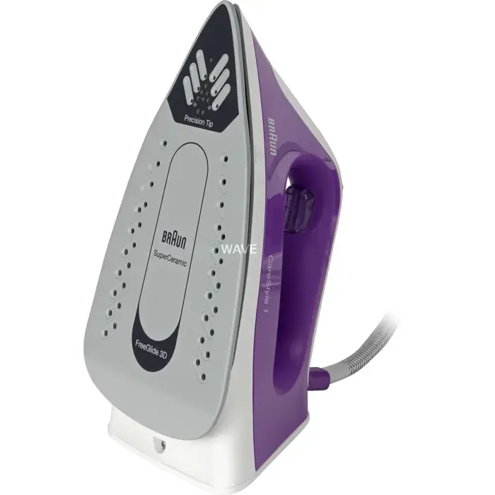 braun carestyle 1 is 1014 vi, steam ironing station (white/purple) - slika 3