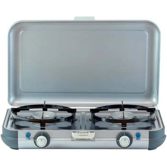 campingaz camping kitchen 2 grill & go caravan, 30 mbar (grey/black, 2x 2kw, model 2025) - slika 3
