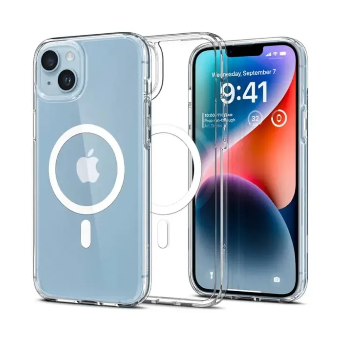 spigen ultra hybrid magsafe, zaštitna maska za telefon, bijela - iphone 15 plus (acs06660) - slika 2